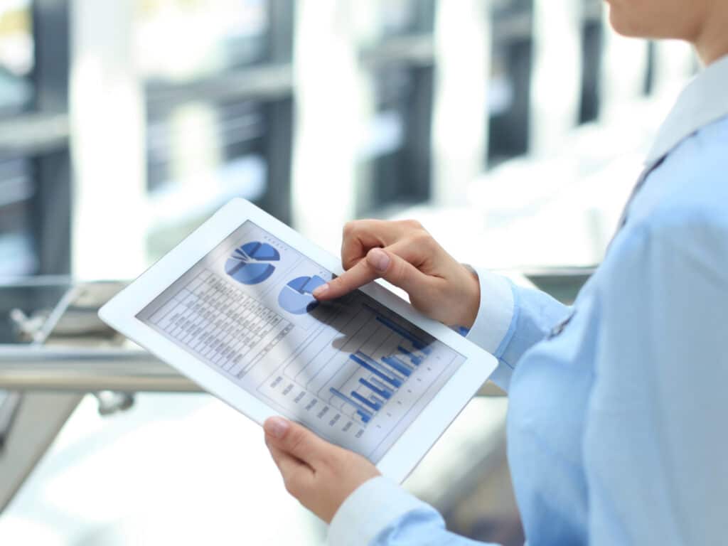 Tablette prise de devis et rapport