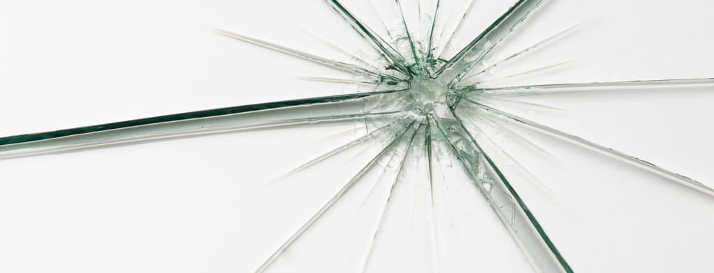 Vitrerie verre brisé