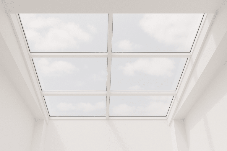 verriere blanche ciel clair