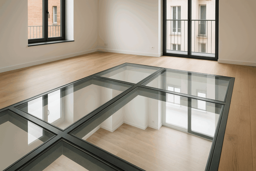 plancher vitré sur mesure