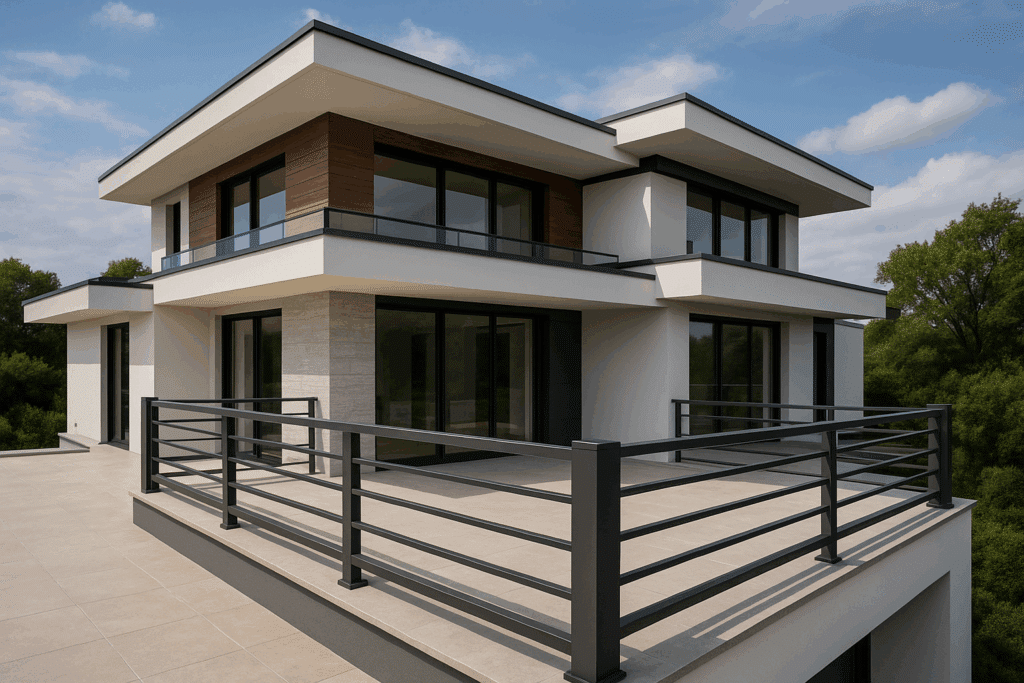 Garde corps sur mesure villa