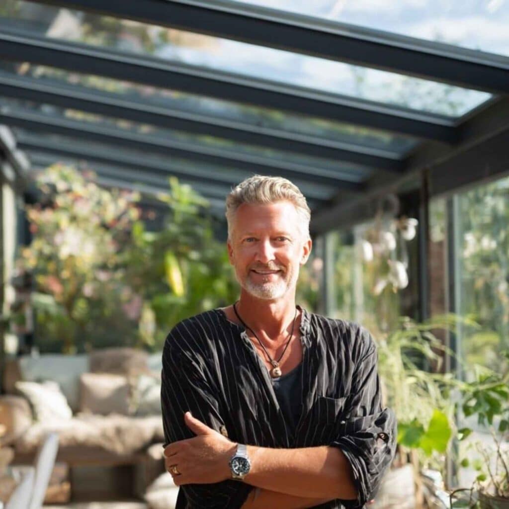 homme véranda aluminium