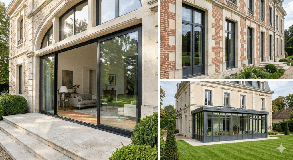 Réalisation diverses : fenetres, baies vitrées saint cloud