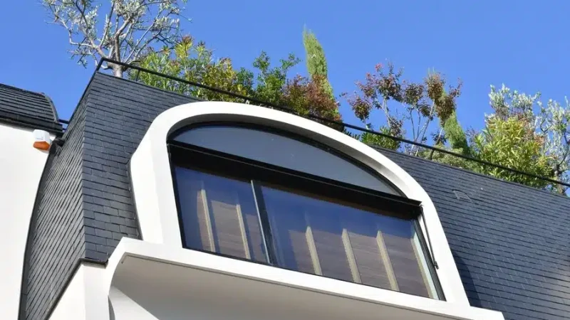 Fenêtres arc de cercle sur mesure