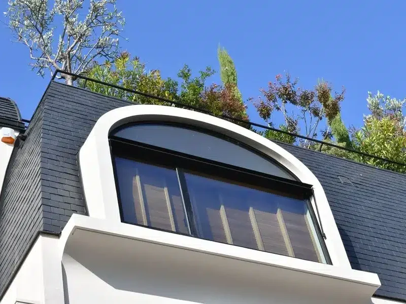 Fenêtres arc de cercle sur mesure
