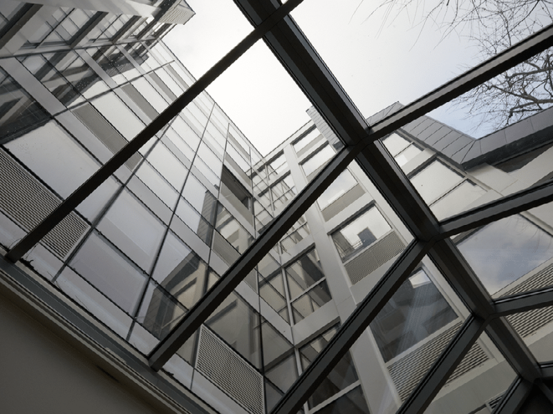 verrière menuiserie immeuble