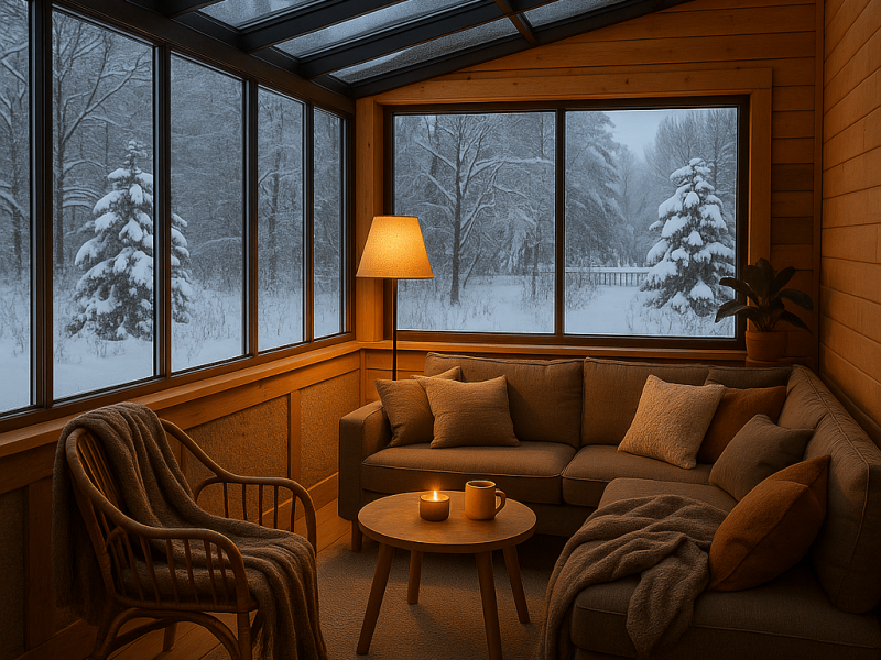 veranda hiver isolation